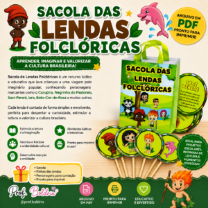 SACOLA DAS LENDAS FOLCLÓRICAS
