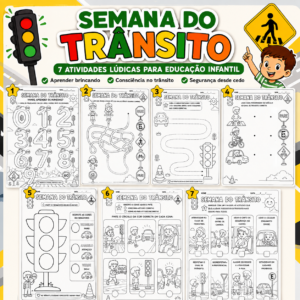 Semana do Trânsito – Atividades Lúdicas para Educação Infantil | PDF