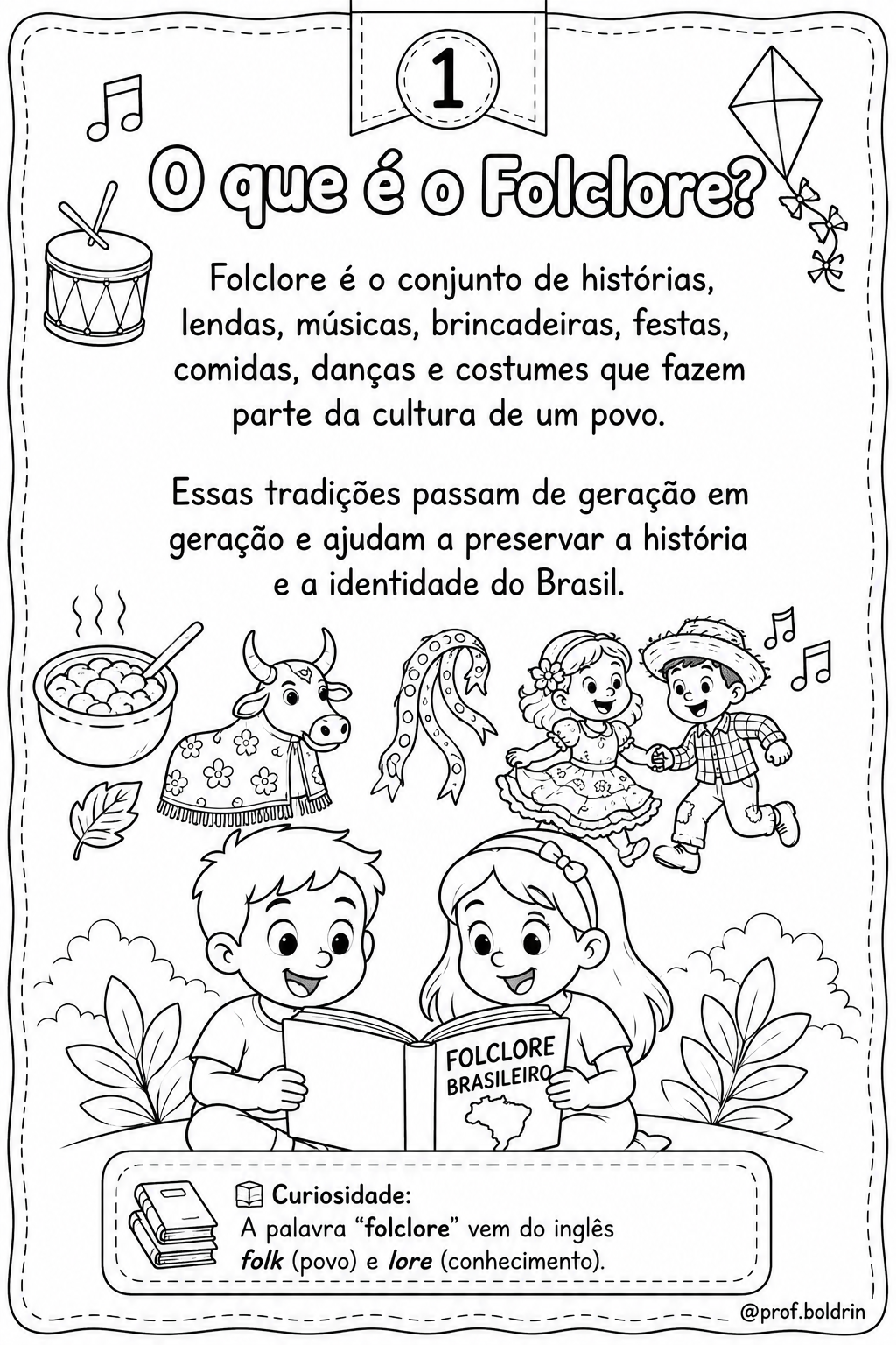 📚 MEU LIVRINHO DO FOLCLORE BRASILEIRO – LEITURA E ATIVIDADES - Imagem 8