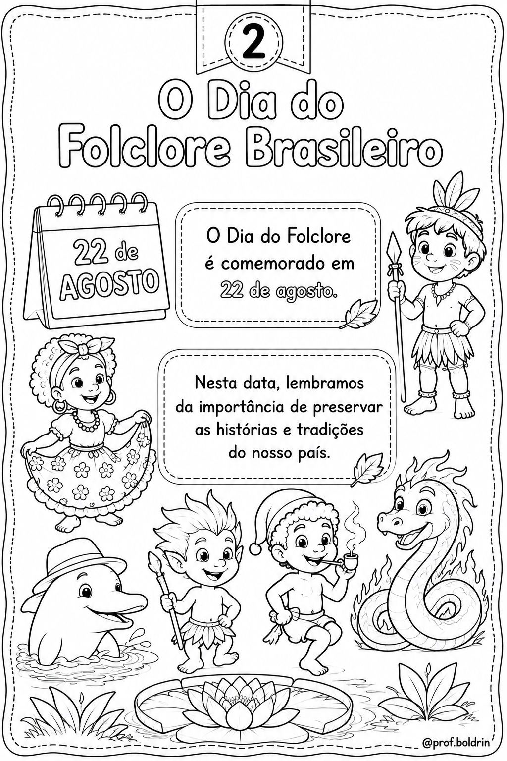 📚 MEU LIVRINHO DO FOLCLORE BRASILEIRO – LEITURA E ATIVIDADES - Imagem 7