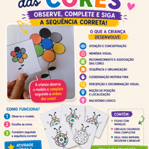 Desafio das Cores – Observe, Complete e Siga a Sequência
