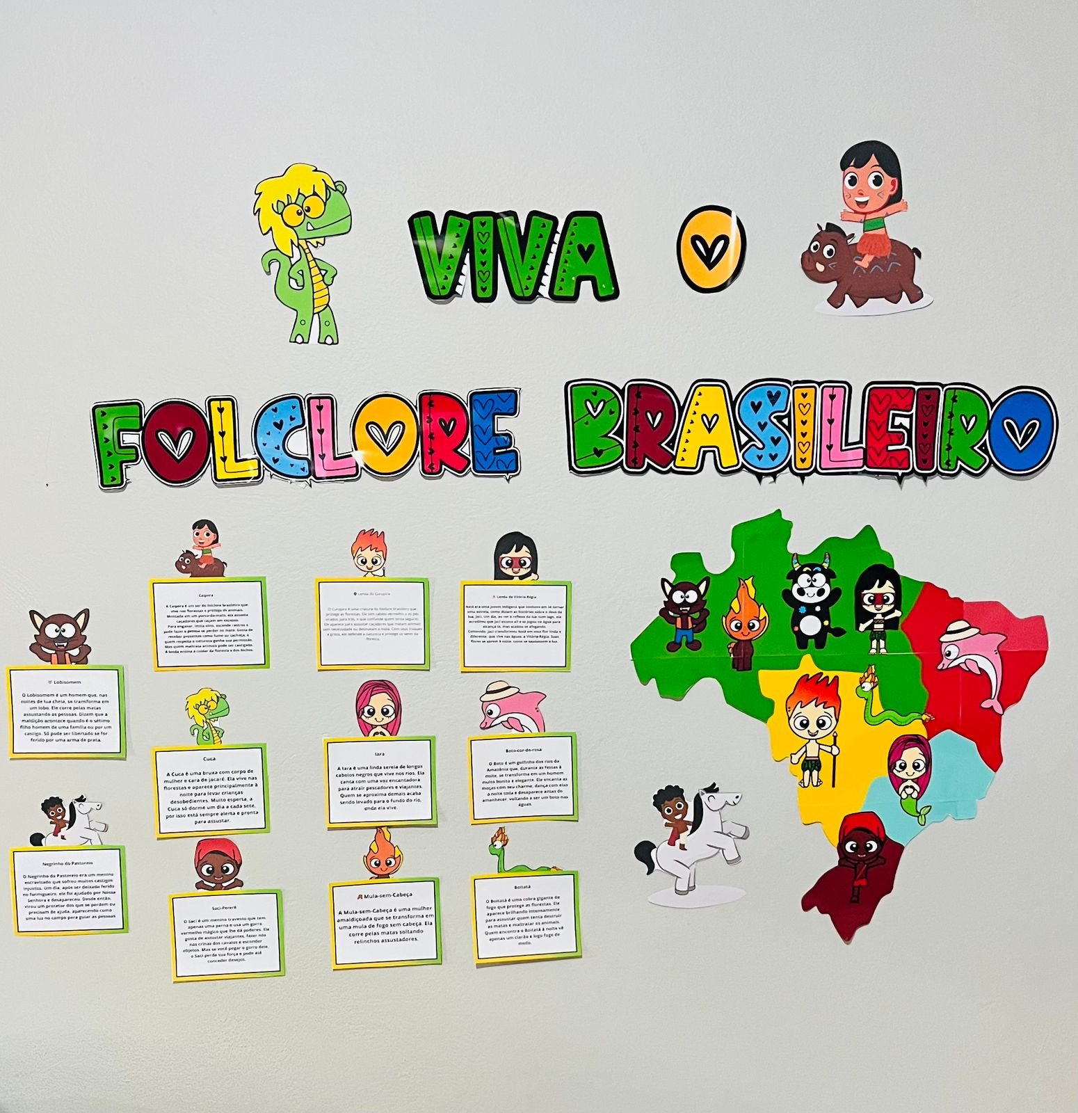 Painel Folclore Brasileiro – Personagens e Lendas da Nossa Cultura - Imagem 5
