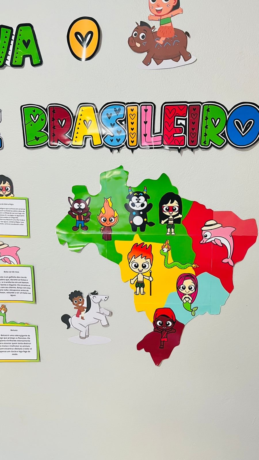 Painel Folclore Brasileiro – Personagens e Lendas da Nossa Cultura - Imagem 3