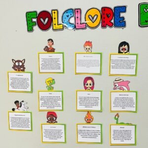 Alternative view of Painel Folclore Brasileiro – Personagens e Lendas da Nossa Cultura