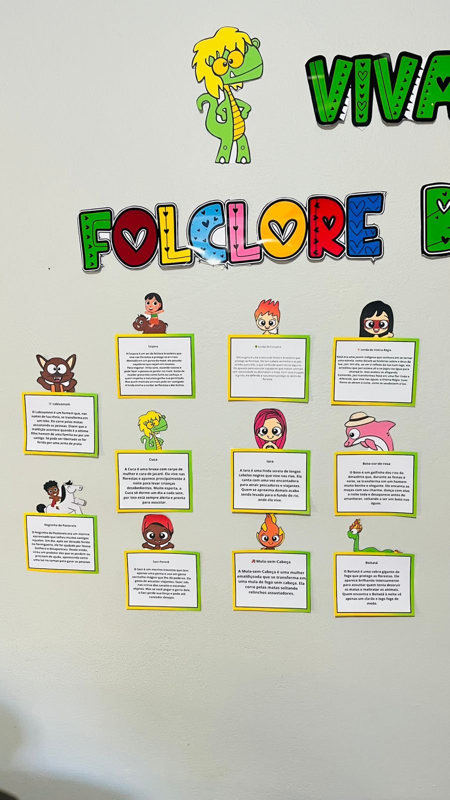 Painel Folclore Brasileiro – Personagens e Lendas da Nossa Cultura - Imagem 2
