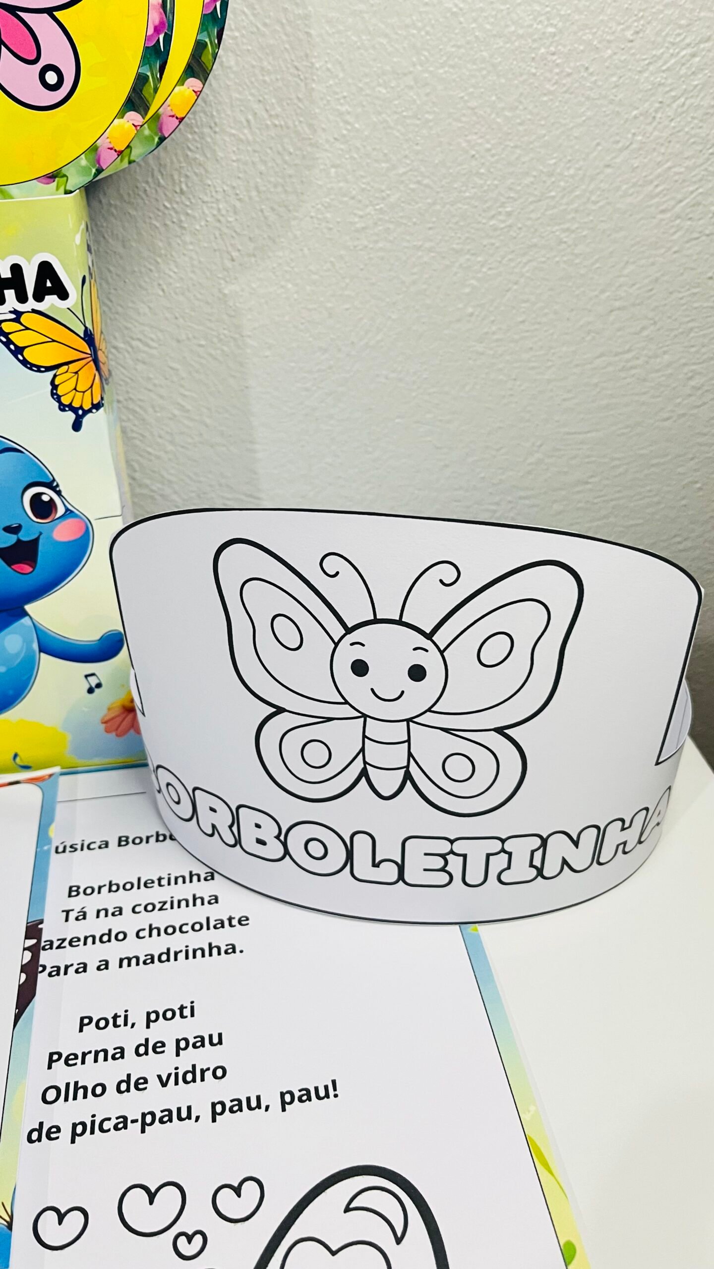 SACOLA MUSICAL BORBOLETINHA - Imagem 4