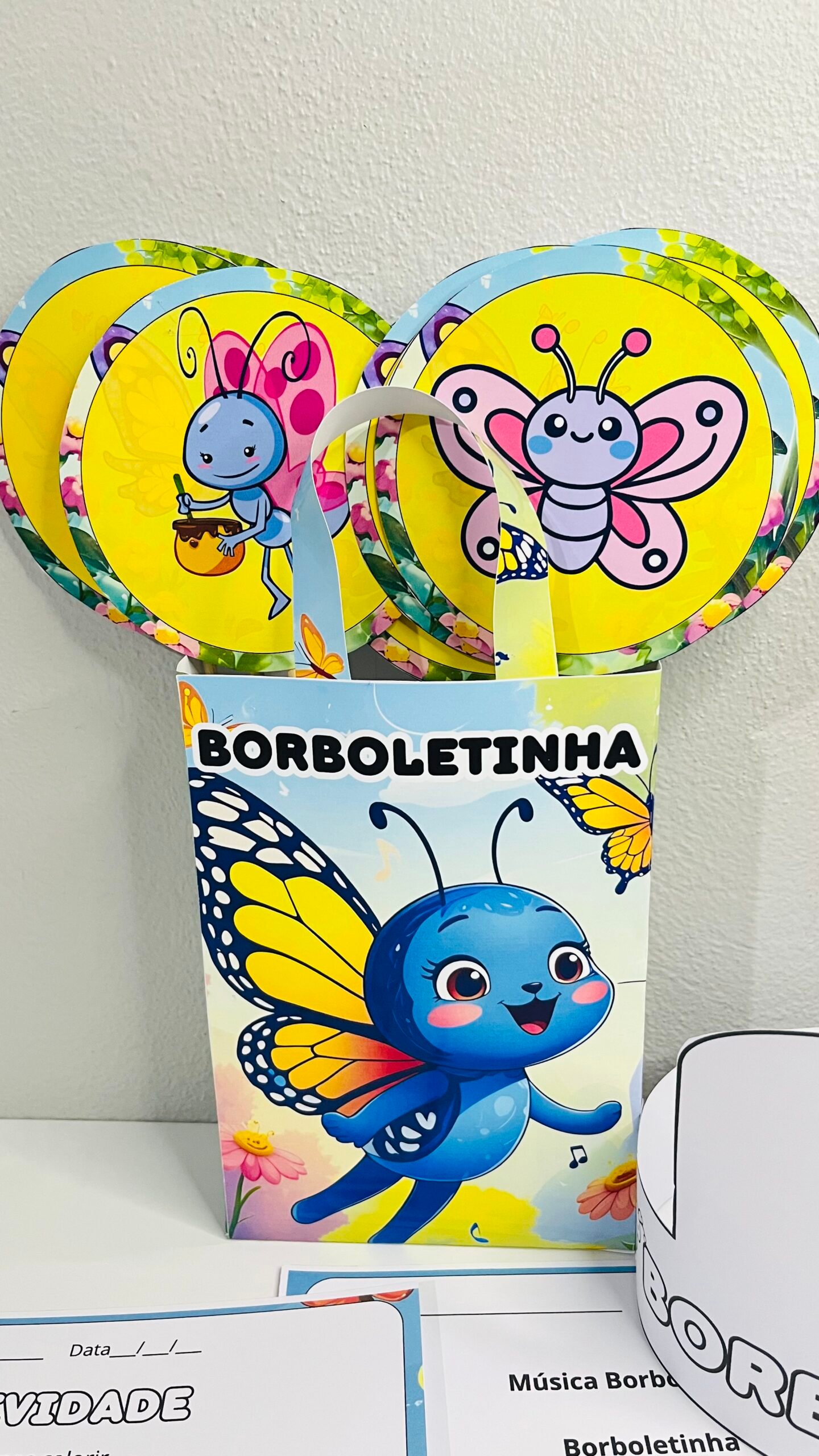 SACOLA MUSICAL BORBOLETINHA - Imagem 6