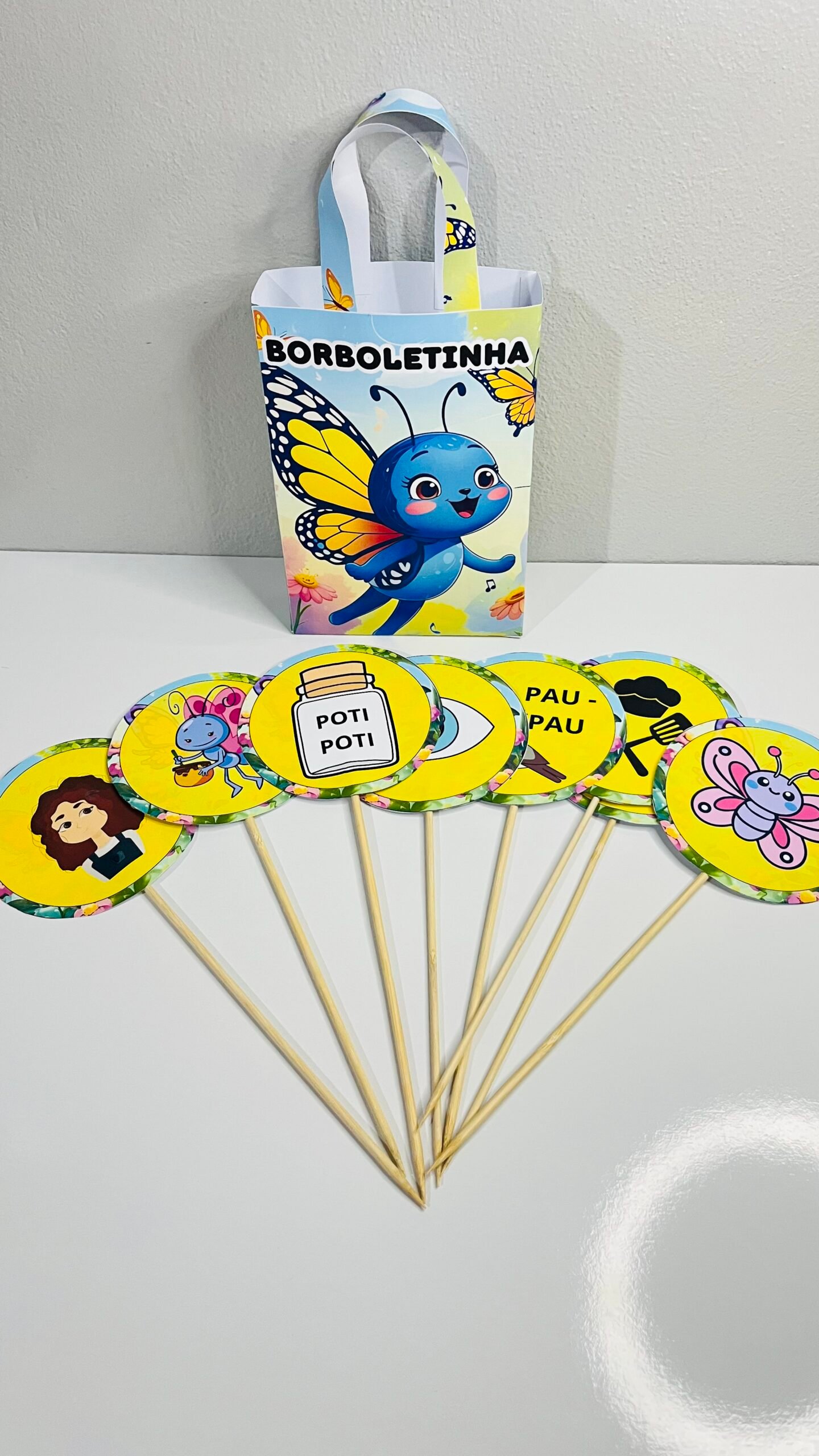 SACOLA MUSICAL BORBOLETINHA - Imagem 7