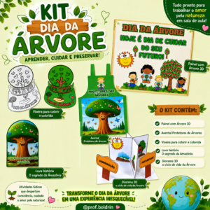 Kit Dia da Árvore – Atividades Lúdicas e Interativas em PDF