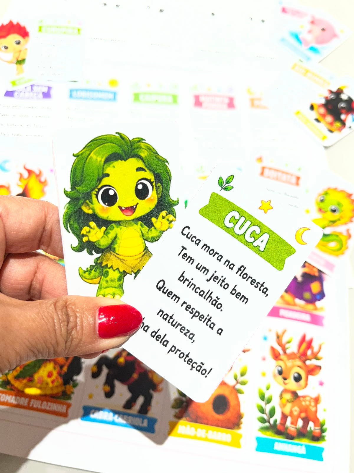 Jogo da Memória e Cards do Folclore Brasileiro | PDF para Imprimir - Imagem 2