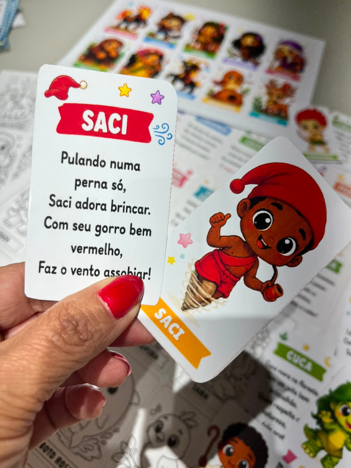 Jogo da Memória e Cards do Folclore Brasileiro | PDF para Imprimir - Imagem 9