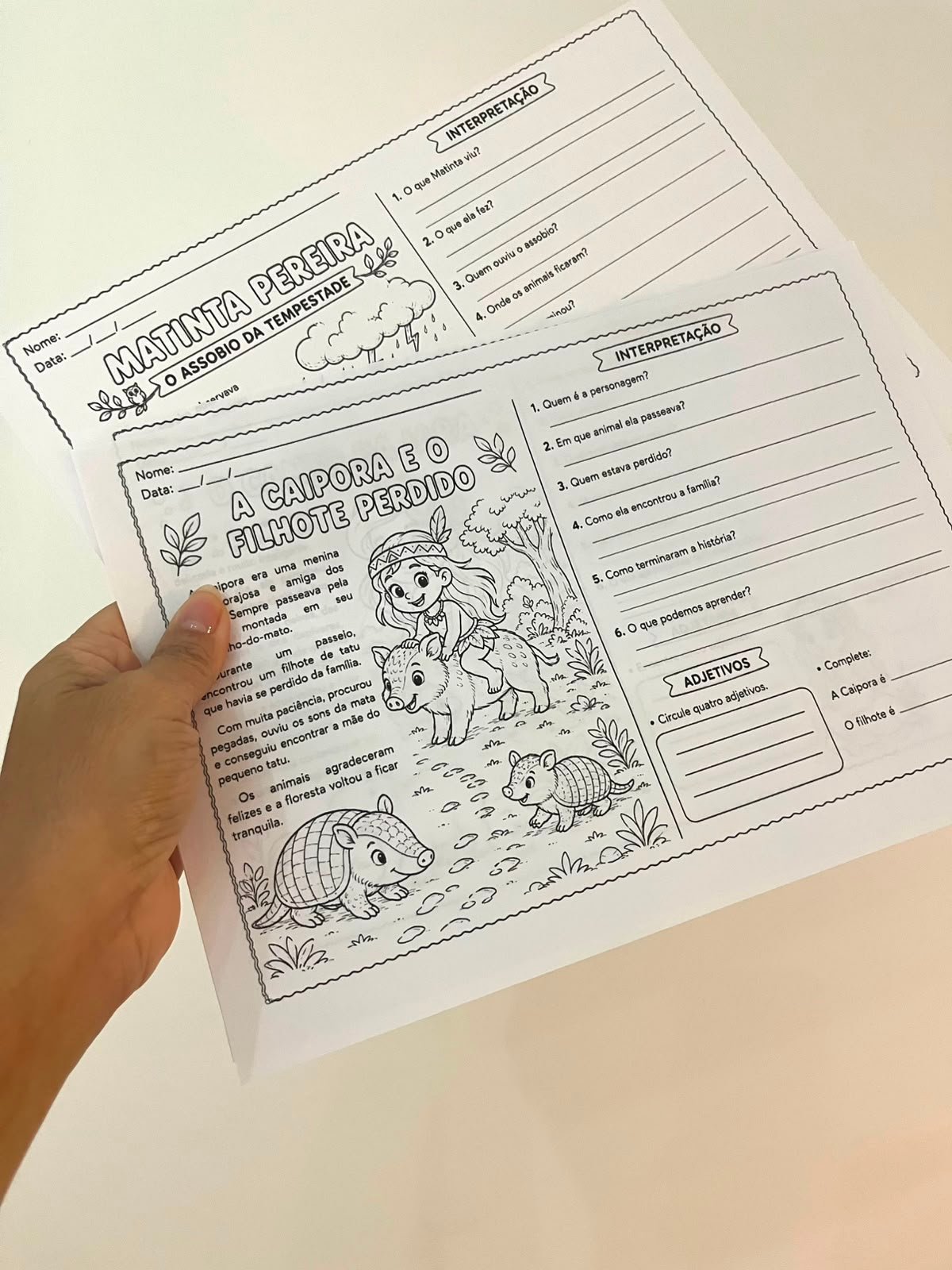 Textos e Interpretação + Adjetivos – Leitura, Compreensão e Gramática - Imagem 3