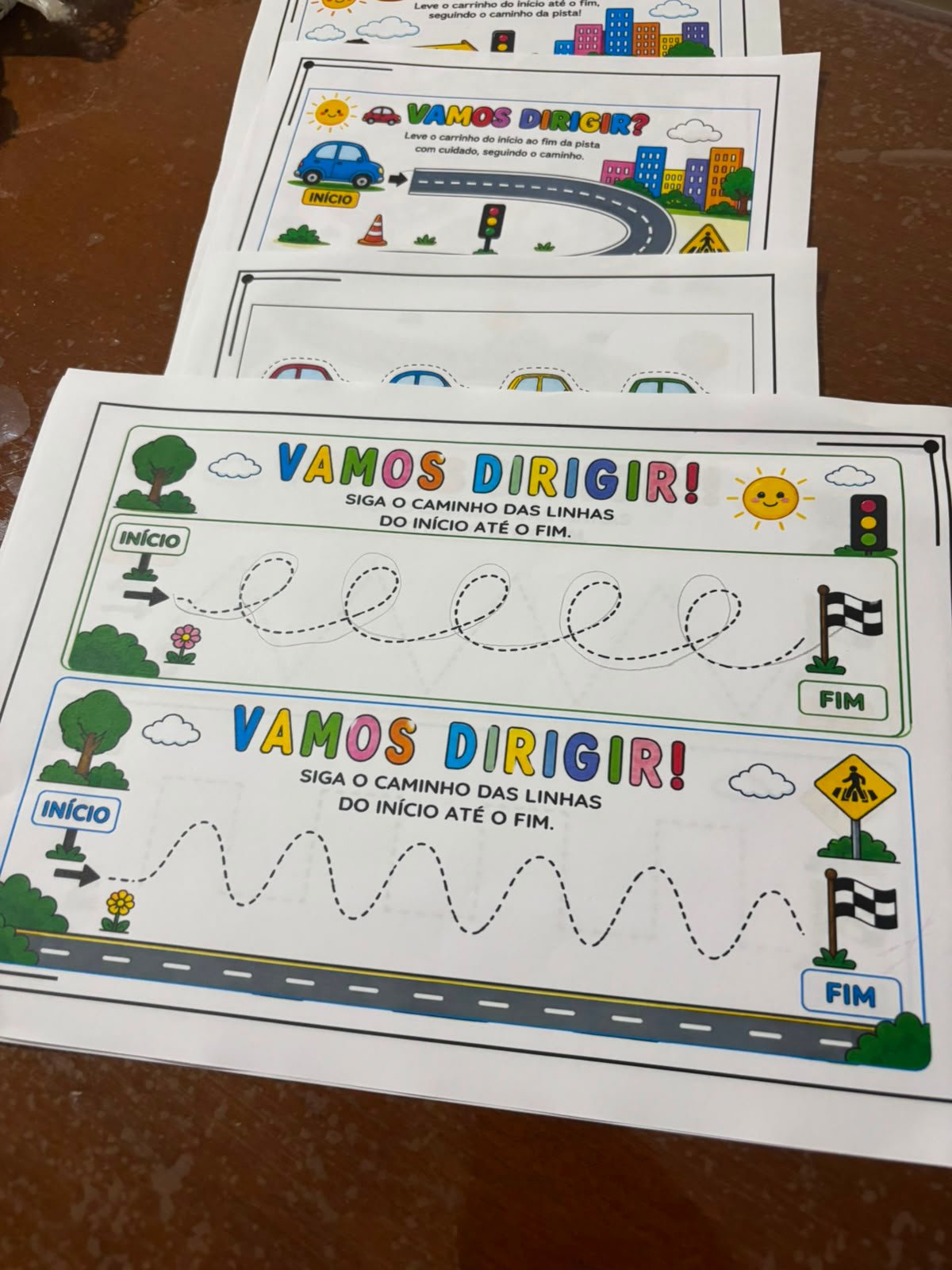 Vamos Dirigir! – Atividades de Traçado e Coordenação Motora | Semana do Trânsito - Imagem 3