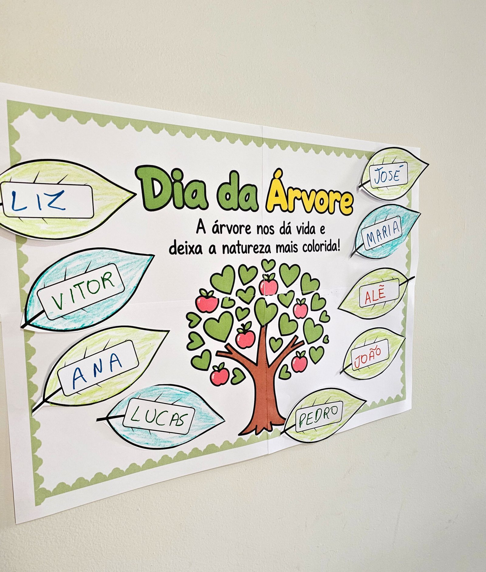 Painel Interativo Dia da Árvore + Cards de Lembrancinha | Kit Pronto para Imprimir - Imagem 3