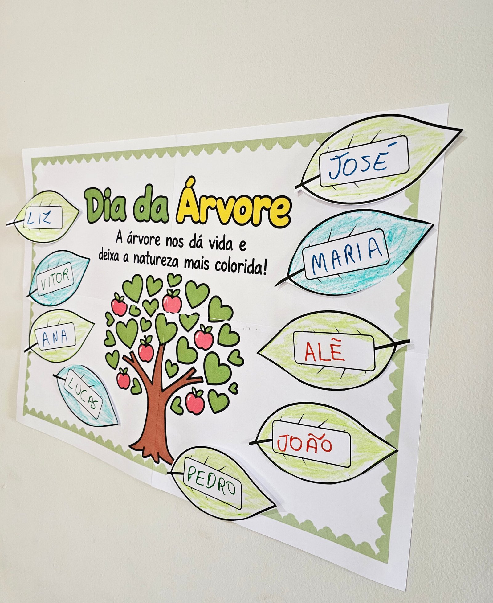 Painel Interativo Dia da Árvore + Cards de Lembrancinha | Kit Pronto para Imprimir - Imagem 2