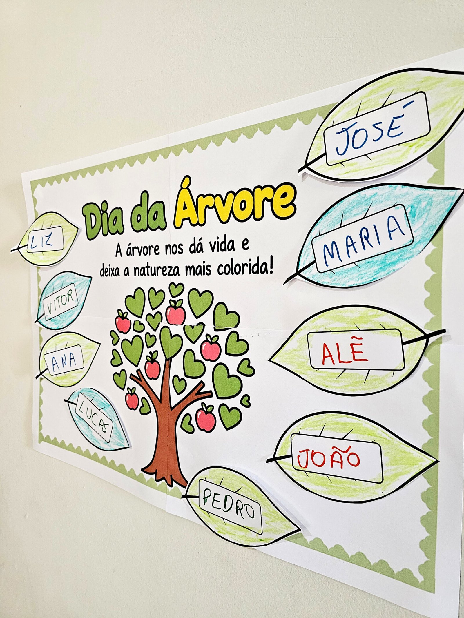 Painel Interativo Dia da Árvore + Cards de Lembrancinha | Kit Pronto para Imprimir - Imagem 4