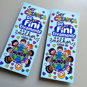 Alternative view of Cartão Fini – Lembrancinha para o Dia das Crianças | Arquivo para Imprimir