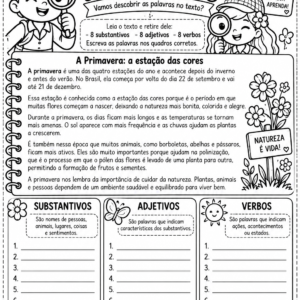 Alternative view of Kit Primavera – Atividades Interdisciplinares para 3º, 4º e 5º Ano | PDF + Gabaritos