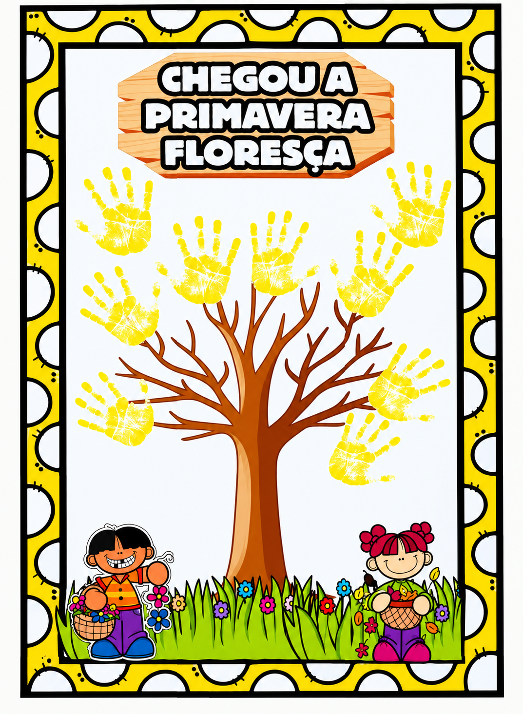 Painel Interativo de Primavera – Chegou a Primavera, Floresça! - Imagem 2