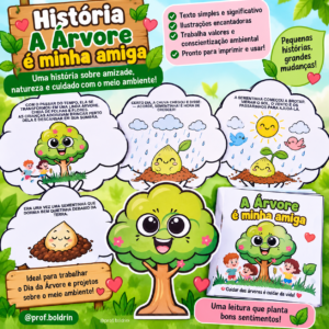 A Árvore é Minha Amiga – História Infantil para o Dia da Árvore | Livrinho Ilustrado