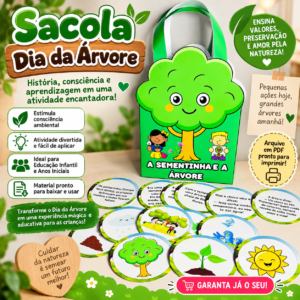 Sacola Dia da Árvore – A Sementinha e a Árvore | Recurso Pedagógico em PDF