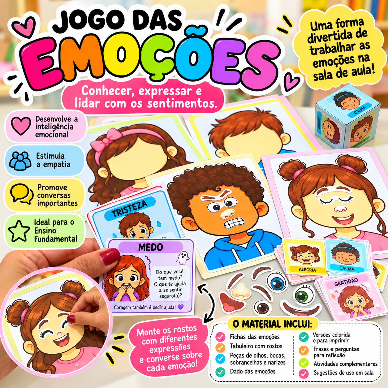 Jogo das Emoções – Aprendendo a Reconhecer e Expressar Sentimentos