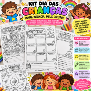 Kit Dia das Crianças – Minha Infância, Meus Direitos | Atividades para Imprimir