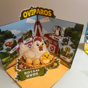 Alternative view of Ciência em Pop-Up – Tipos de Reprodução dos Animais | 3 Maquetes Interativas + 15 Atividades