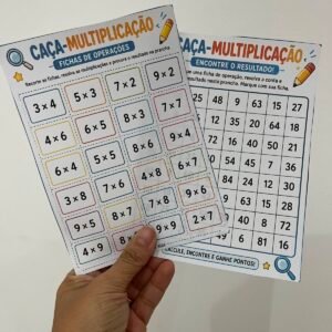 Alternative view of Caça-Multiplicação – Jogo Pedagógico de Tabuada e Multiplicação em PDF