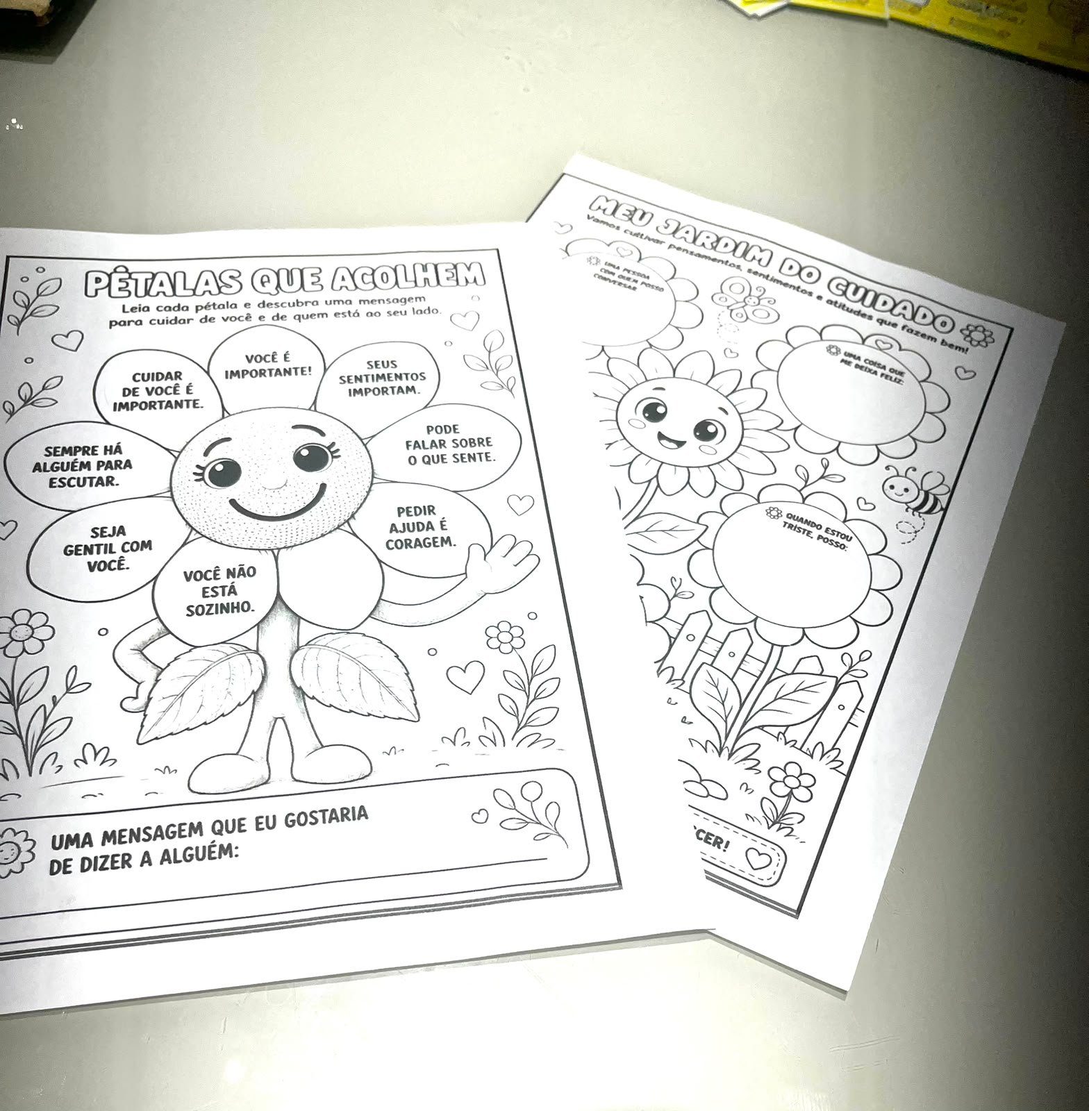 Kit Setembro Amarelo 3 em 1 – História + Painel Interativo + Atividades sobre Sentimentos e Acolhimento - Imagem 4