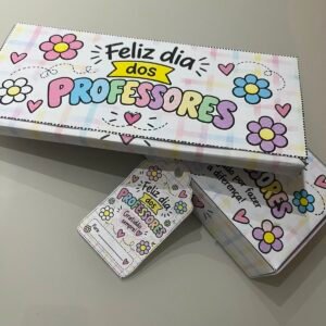 Alternative view of Kit Mimo para Professor – Caixinha + Rótulo para Chocolate + Tag | Dia dos Professores