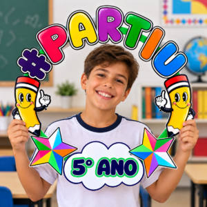 Alternative view of Bambolê #Partiu – Moldura para Fotos | Maternal ao 5º Ano | 17 Páginas